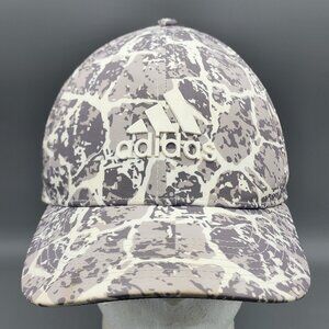 Adidas Golf Snapback Hat OSFM Gray White Camo Adjustable Cap Mens Women’s